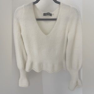 Do+Be long sleeve shaggy sweater top